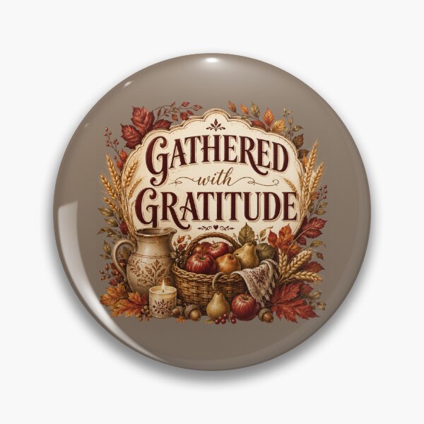 Item preview, Gathered With Gratitude – Autumn Harvest Family Design designed and sold by astersgraphics.