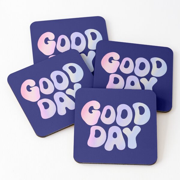 Item preview, Good Day Soft Pastel Gradient Bubble Typography designed and sold by SolutionsArt.