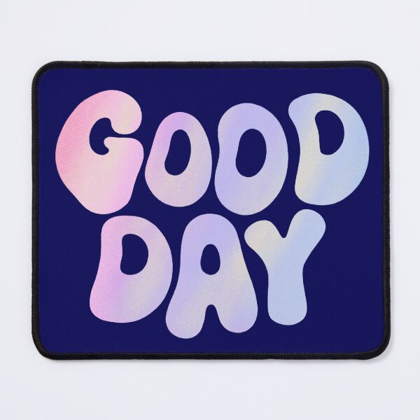 Item preview, Good Day Soft Pastel Gradient Bubble Typography designed and sold by SolutionsArt.