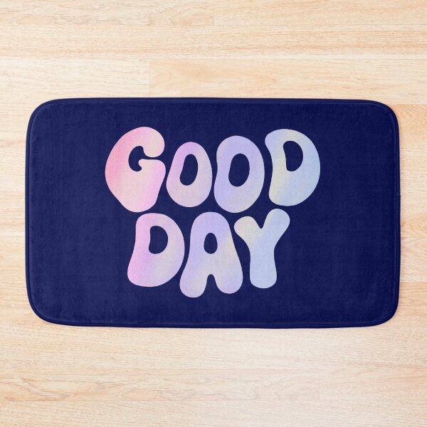 Item preview, Good Day Soft Pastel Gradient Bubble Typography designed and sold by SolutionsArt.