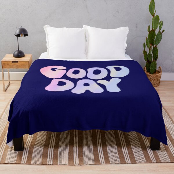 Item preview, Good Day Soft Pastel Gradient Bubble Typography designed and sold by SolutionsArt.