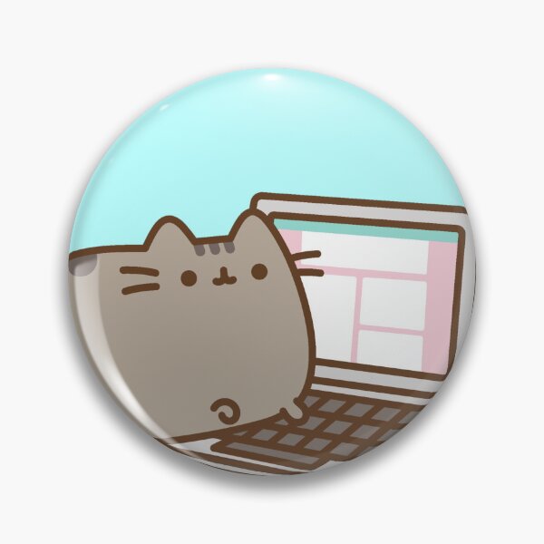 Item preview, laptop pusheen 2!! designed and sold by PLANET-VEE.