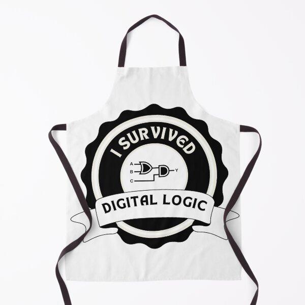Item preview, I Survived Digital Logic Engineering Student Badge designed and sold by ThePungineer.