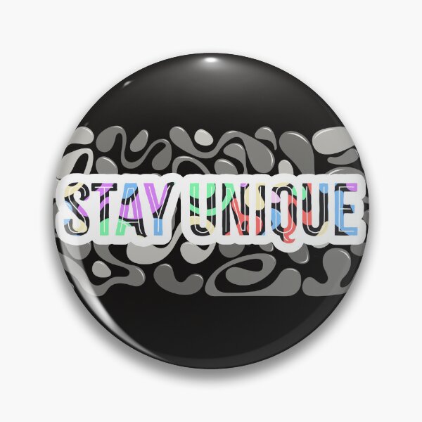 Item preview, Stay Unique - abstract tyography designed and sold by noob publishing.