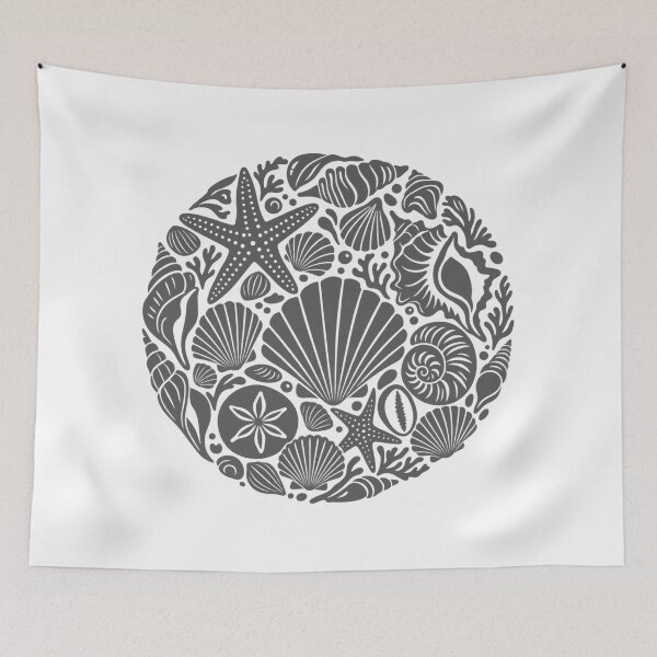Item preview, Seashell Collection – Coastal Ocean Shells & Starfish - Ocean Lovers designed and sold by ParfaitPrints.