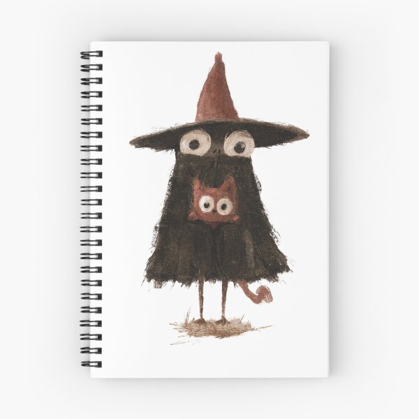 Item preview, Witch Creature with Peeking Cat designed and sold by FestosGouache.