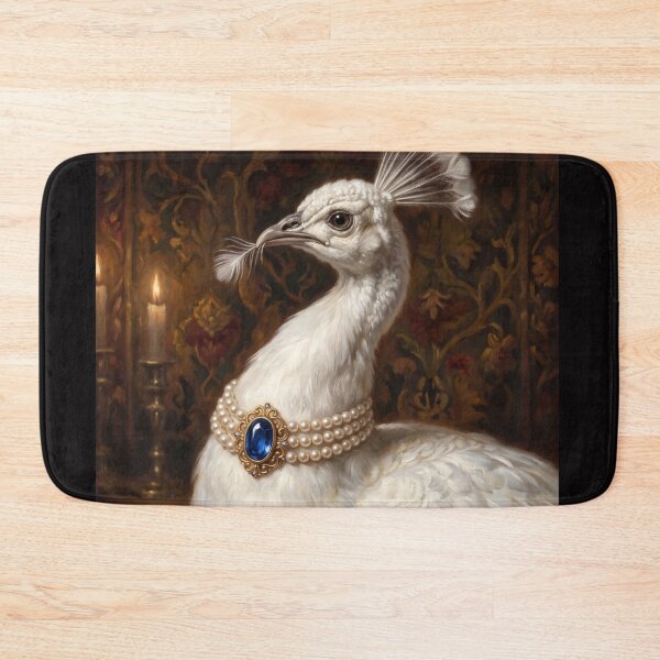 Item preview, Royal White Peacock Sapphire Necklace designed and sold by The Real Beast Art.