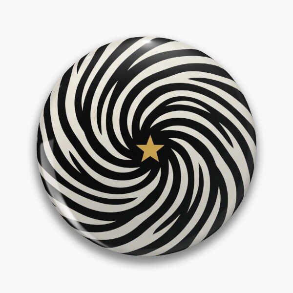 Item preview, Zebra Stripe Pattern Medallion Graphic Art designed and sold by Ninjacatoff.