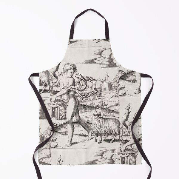 Item preview, Nude Youth With Goat and Lantern designed and sold by artofuniverse.