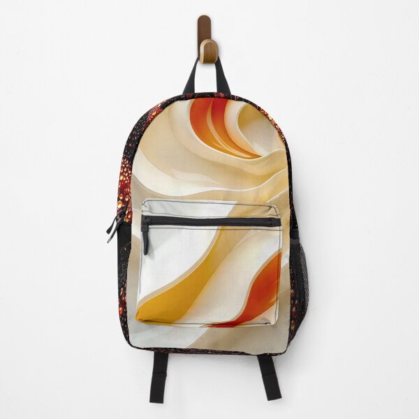 Item preview, Abstract Duality in Cream and Chocolate designed and sold by Vicky Brago-Mitchell®.