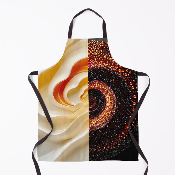 Item preview, Abstract Duality in Cream and Chocolate designed and sold by Vicky Brago-Mitchell®.