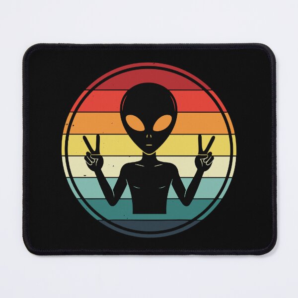 Item preview, Alien Peace Sign Retro Vintage Extraterrestrial Lover designed and sold by SofiBlair.