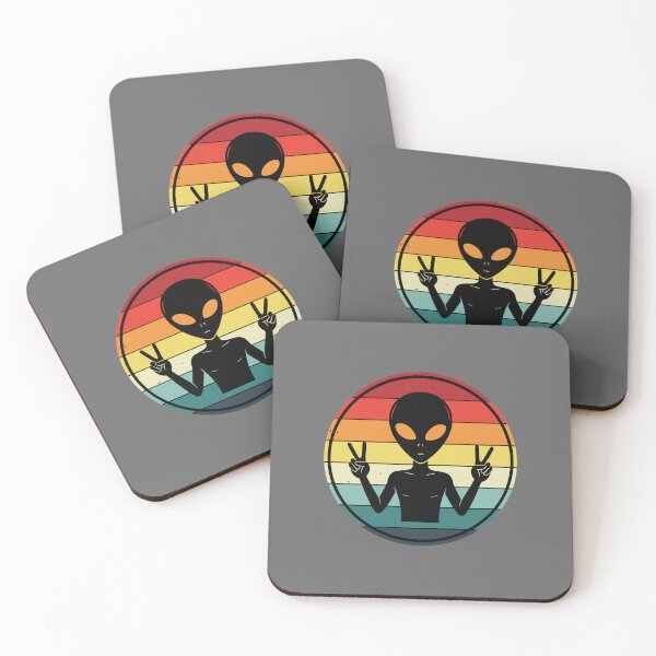 Item preview, Alien Peace Sign Retro Vintage Extraterrestrial Lover designed and sold by SofiBlair.