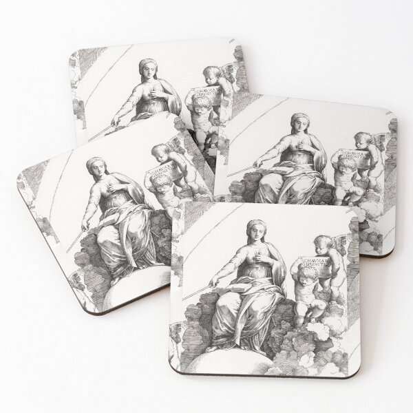 Item preview, Allegory of Philosophy With Winged Cherubs designed and sold by artofuniverse.