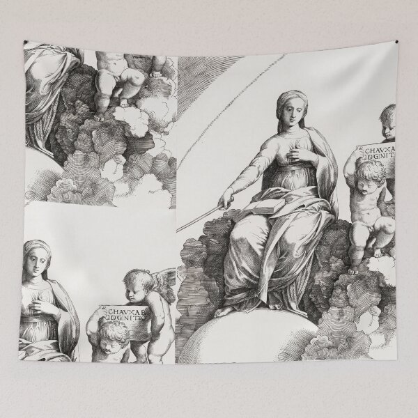 Item preview, Allegory of Philosophy With Winged Cherubs designed and sold by artofuniverse.