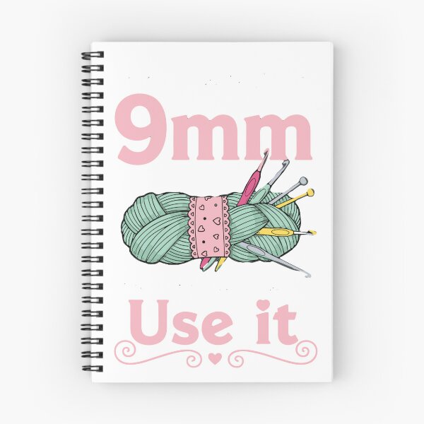 Item preview, I Own A 9mm And I Know How To Use It Crochet Knitter Yarn Lover designed and sold by SofiBlair.
