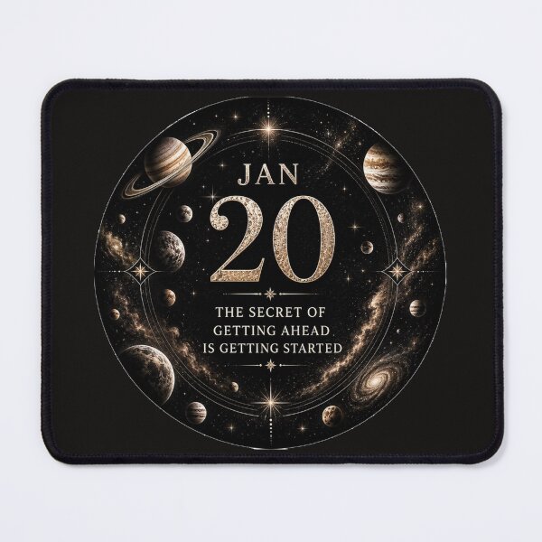 Item preview, January 20 Birthday Inspirational Design designed and sold by LunaMoments.