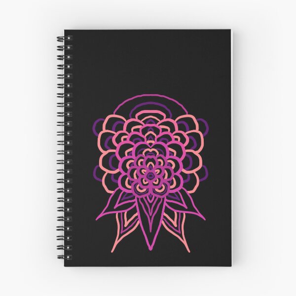 Item preview, Vibrant Pink Floral Mandala Sacred Geometry Art designed and sold by SaraPixels.