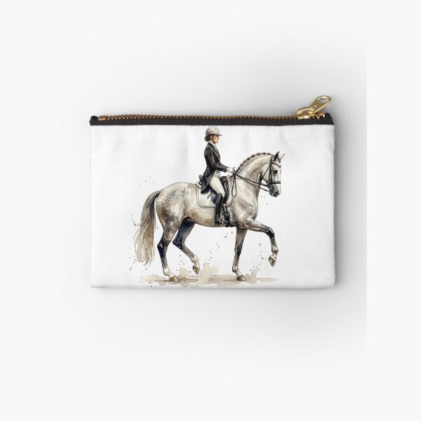 Item preview, Elegant Grey Dressage Horse Watercolor designed and sold by Rutvain.