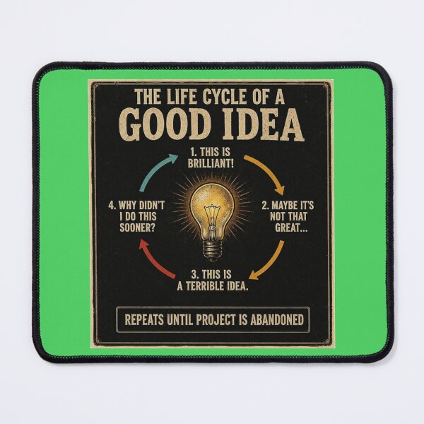 Item preview, The Life Cycle of a Good Idea designed and sold by TheHodgePodge.
