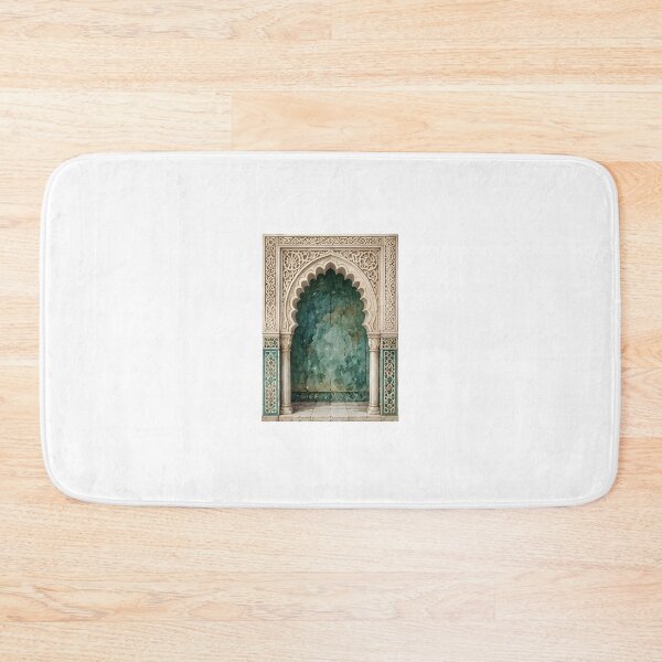 Item preview, Traditional Moroccan Arch Door Zellige Pattern designed and sold by RisingSunStyle.