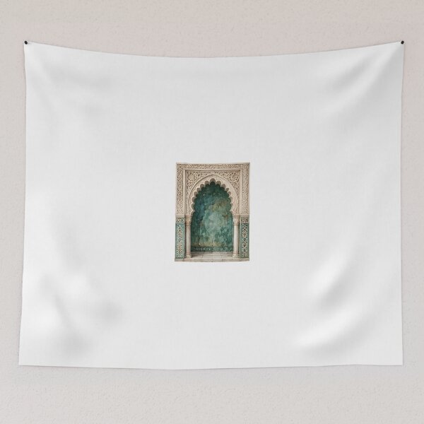 Item preview, Traditional Moroccan Arch Door Zellige Pattern designed and sold by RisingSunStyle.