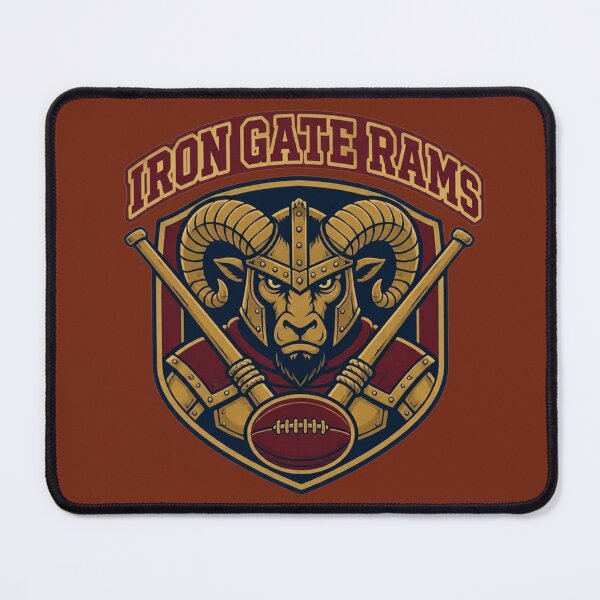 Item preview, Iron Gate Rams - Rugby Club Fantasy Sports RPG Meme designed and sold by Dice_Goblin_Studio.