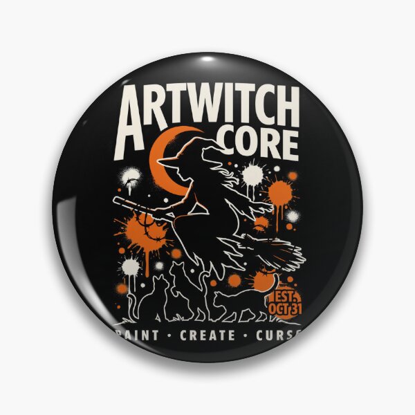 Item preview, Witch Artist Halloween T-Shirt | Paint & Potion Magic Cauldron Witchy Graphic Tee v11 designed and sold by DarylWelsh2024.