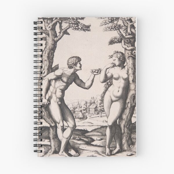 Item preview, Adam and Eve Temptation in Eden designed and sold by artofuniverse.