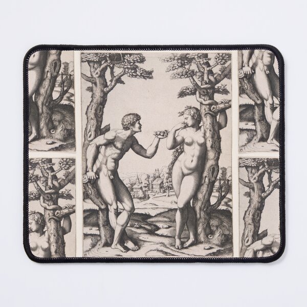 Item preview, Adam and Eve Temptation in Eden designed and sold by artofuniverse.