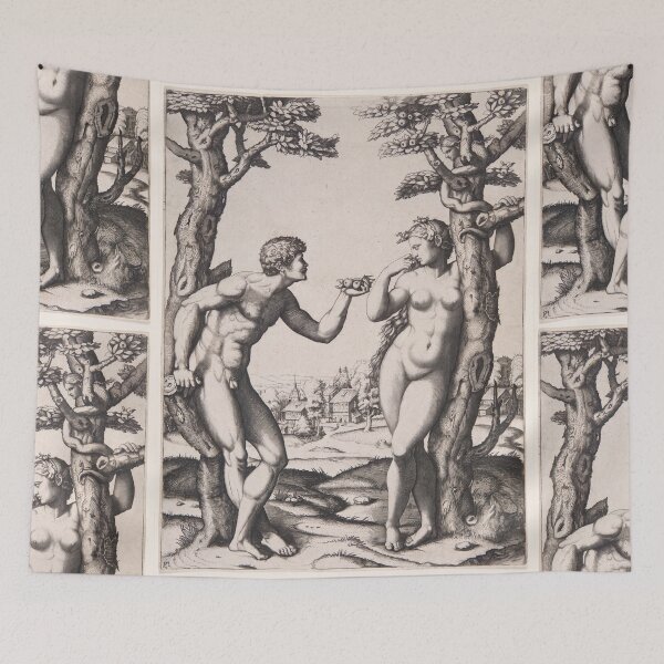 Item preview, Adam and Eve Temptation in Eden designed and sold by artofuniverse.