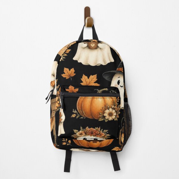 Item preview, Adorable autumn ghosts and vintage pumpkins designed and sold by BriSher.