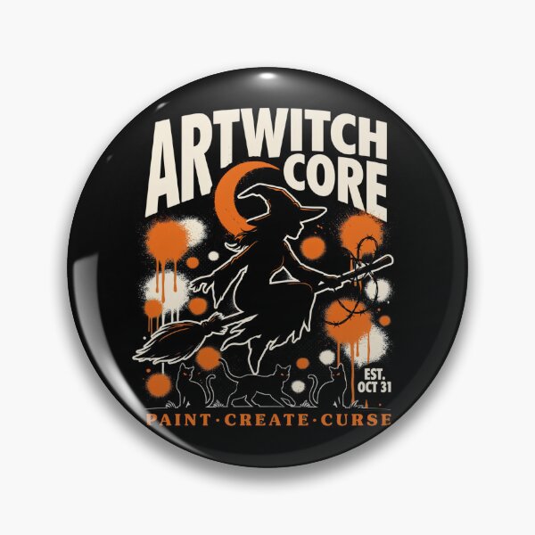 Item preview, Witch Artist Halloween T-Shirt | Paint & Potion Magic Cauldron Witchy Graphic Tee v12 designed and sold by DarylWelsh2024.