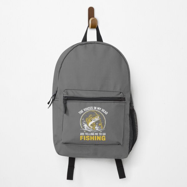 Item preview, The Voices In My Head Are Telling Me To Go Fishing Angler Fisherman Hobby designed and sold by SofiBlair.
