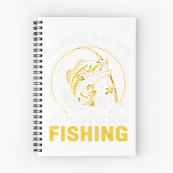 Item preview, The Voices In My Head Are Telling Me To Go Fishing Angler Fisherman Hobby designed and sold by SofiBlair.