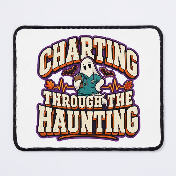 Item preview, Charting Through the Haunting Nurse Halloween designed and sold by FZ Designs.