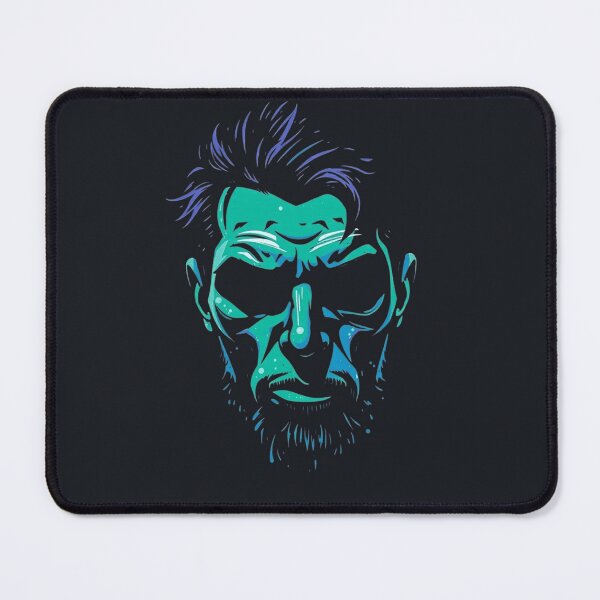 Item preview, Neon Shadow Demon - Cyberpunk Vector Portrait designed and sold by ERODED SELF.