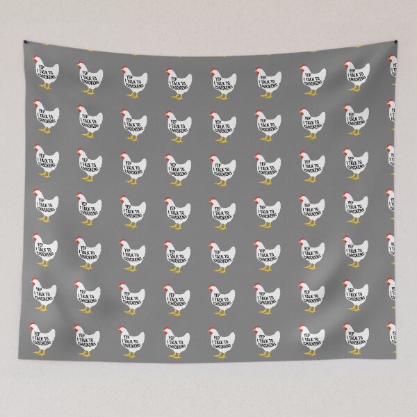 Item preview, Yep I Talk To Chickens Poultry Farmer Backyard Chicken Keeper designed and sold by SofiBlair.