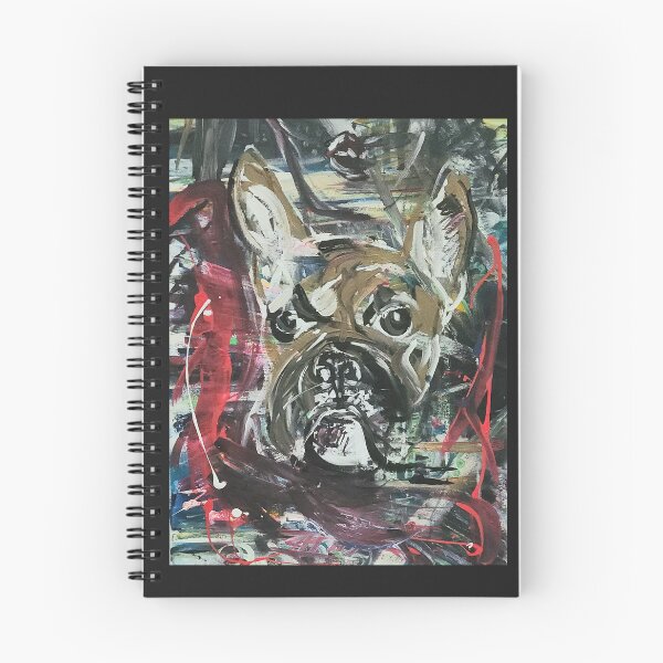 Item preview, Grimly - Neo-Expressionist Acrylic Portrait on Canvas designed and sold by CinziaBStudio.
