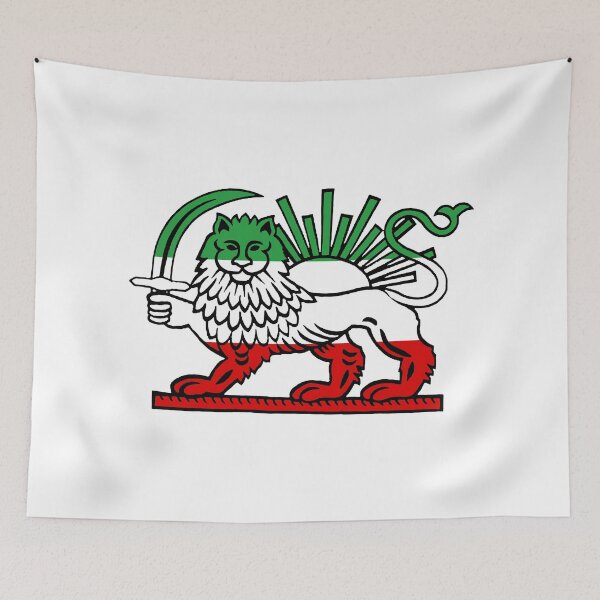 Item preview, Lion and Sun; Flag of Iran; designed and sold by StickerApe.
