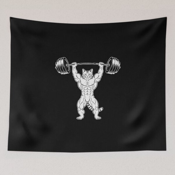Item preview, Strong Cat Bodybuilding Weightlifting Gym Fitness Powerlifting Lover designed and sold by PopStars1993.