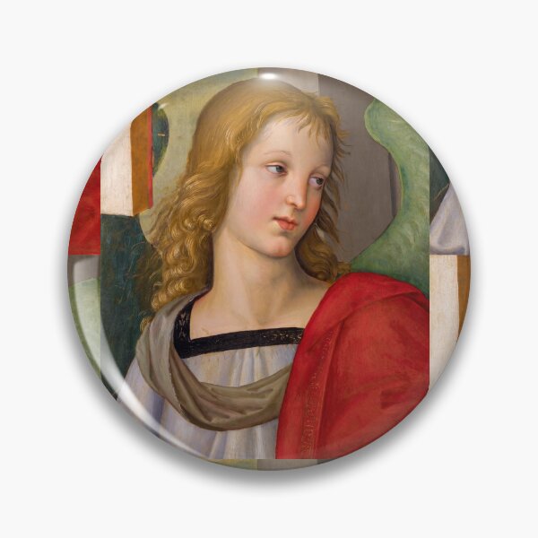 Item preview, Serene Renaissance Angel with Golden Hair designed and sold by artofuniverse.
