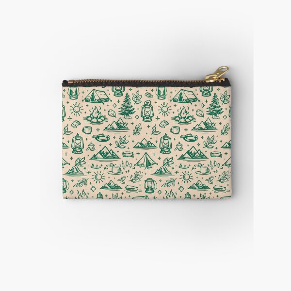 Item preview, Camping Icons Pattern – Rustic Outdoor Design designed and sold by GabeMountainArt.
