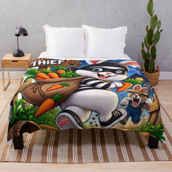 Item preview, Funny bunny garden designed and sold by urbanshop7.