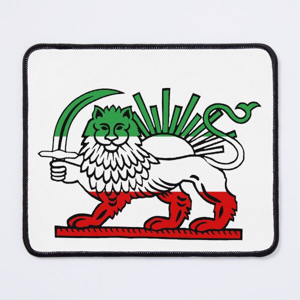 Item preview, Lion and Sun; Flag of Iran; designed and sold by StickerApe.