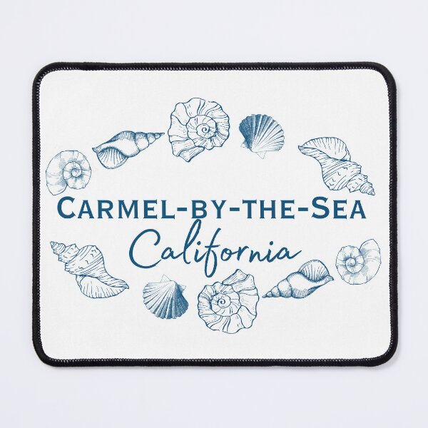 Item preview, Carmel-by-the-Sea California Seashell Wreath | Charming Coastal Village Souvenir designed and sold by DonnaRaine.