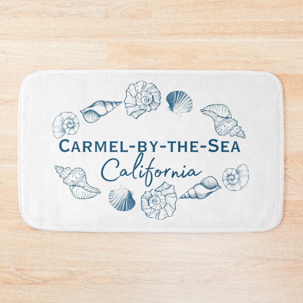 Item preview, Carmel-by-the-Sea California Seashell Wreath | Charming Coastal Village Souvenir designed and sold by DonnaRaine.