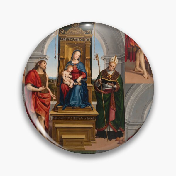 Item preview, Enthroned Madonna Child With Saints designed and sold by artofuniverse.