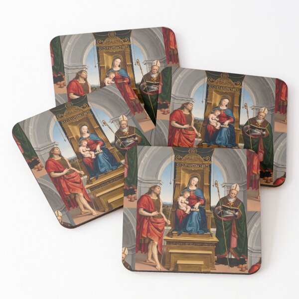 Item preview, Enthroned Madonna Child With Saints designed and sold by artofuniverse.