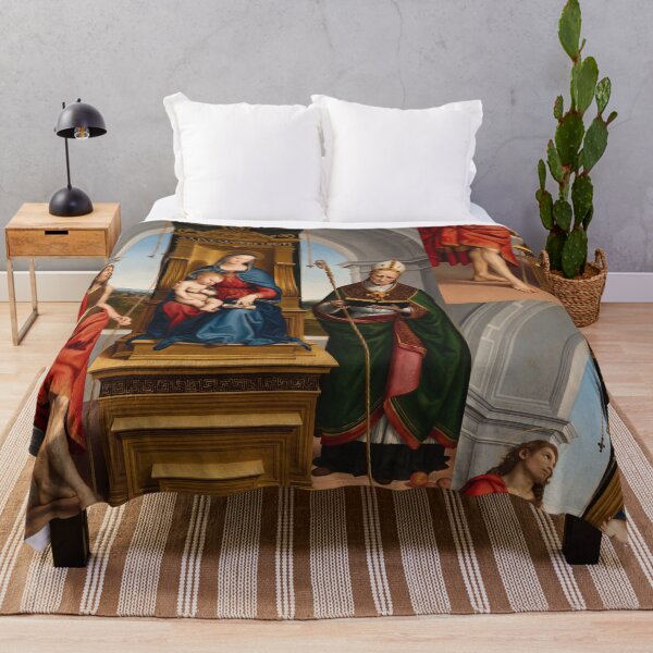 Item preview, Enthroned Madonna Child With Saints designed and sold by artofuniverse.